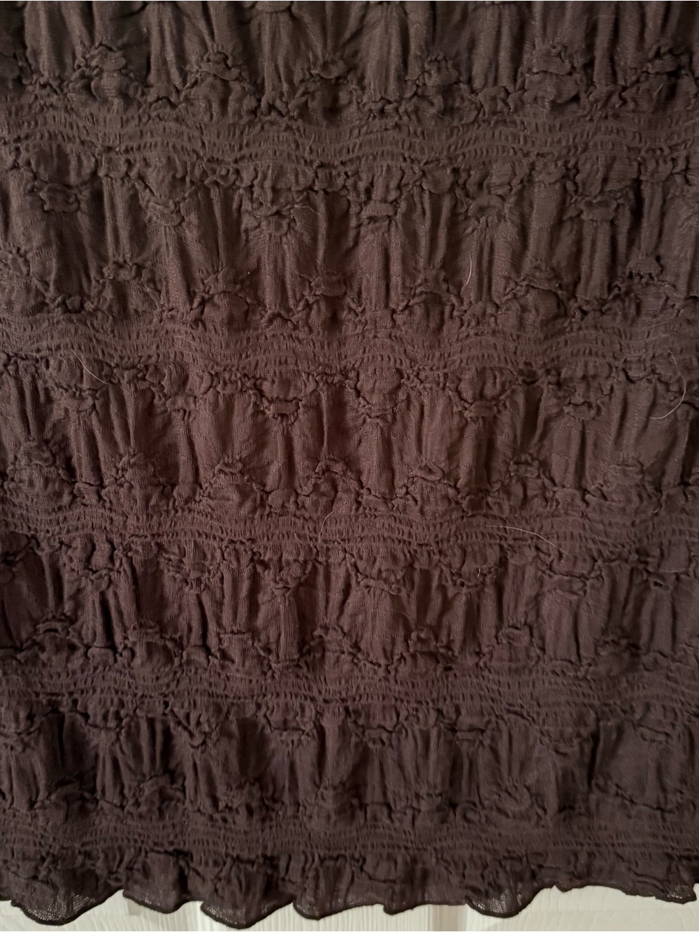 LOFT Textured Ruffled Tank Top - Like New - Picture 5 of 6